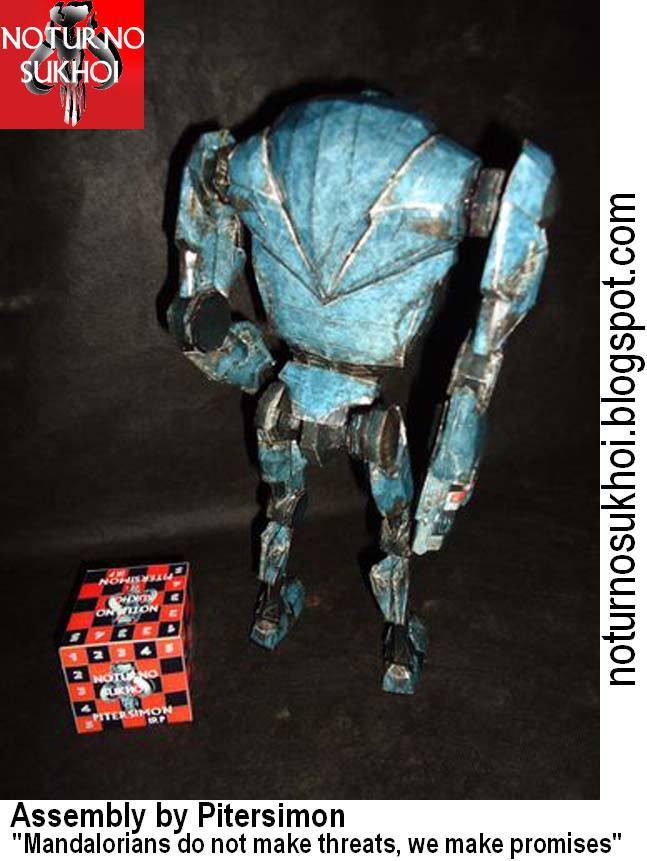 Боевой супердроид B2 (Звездные войны) paper model