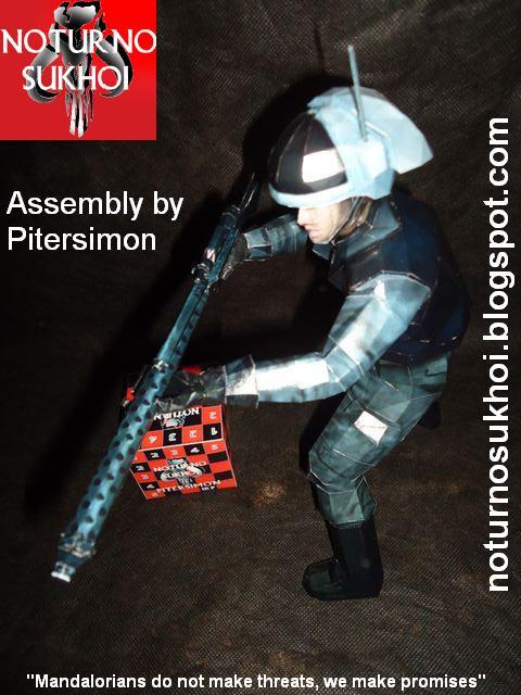 Солдат-повстанец (Звездные войны) paper model