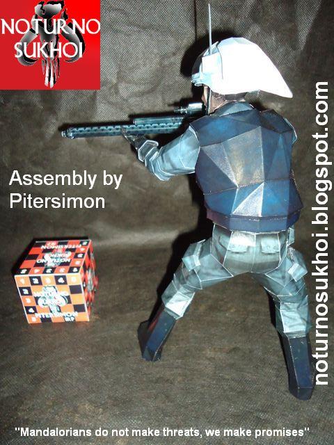 Солдат-повстанец (Звездные войны) paper model