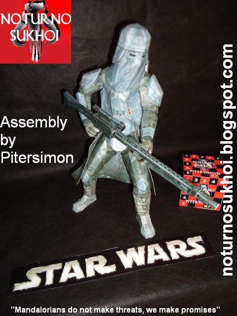 Снежный штурмовик (Звездные войны) paper model