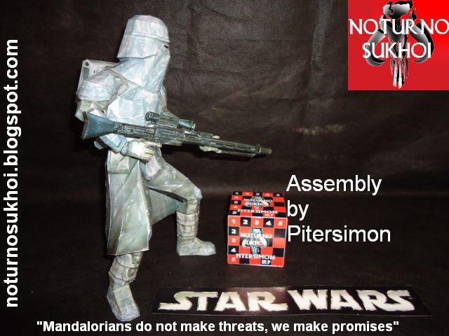 Снежный штурмовик (Звездные войны) paper model