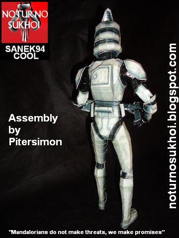 Солдат элитных разведывательных сил (Звездные войны) paper model