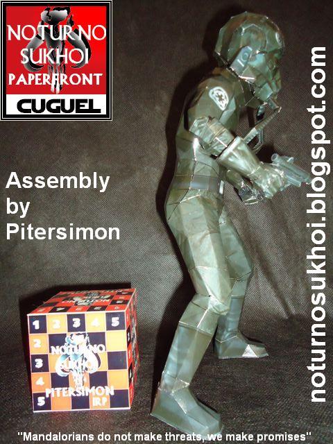 TIE пилот (Звездные войны) paper model