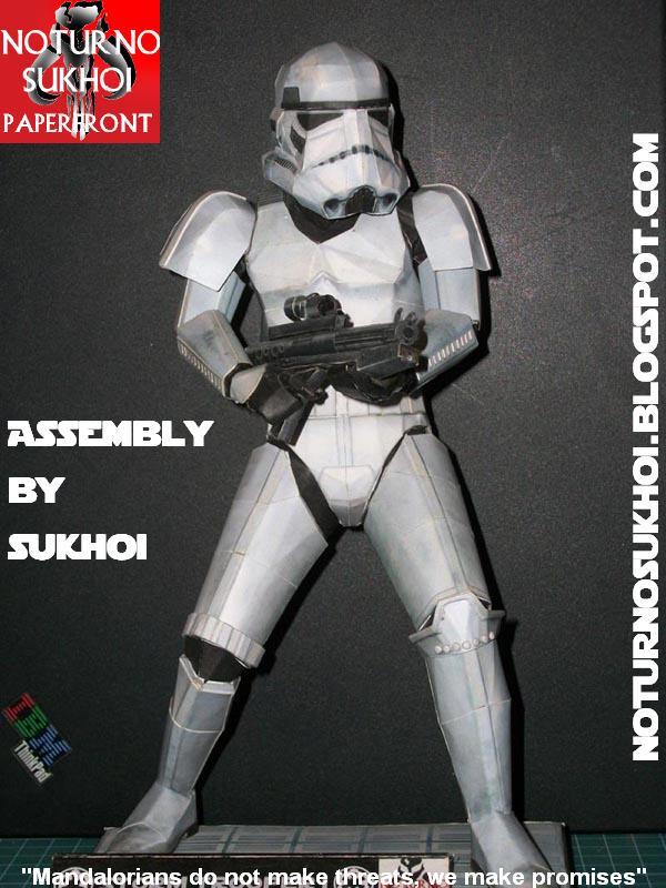 Штурмовик (Звездные войны) paper model