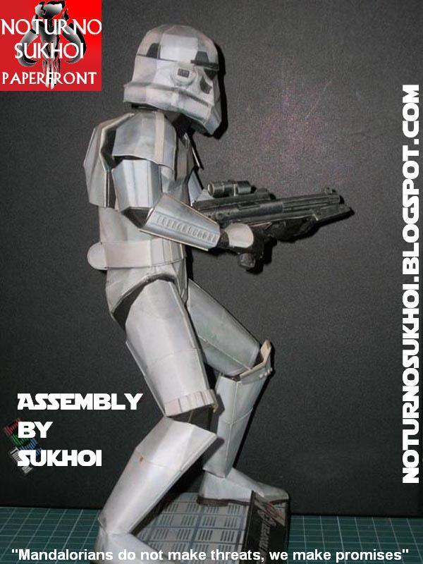 Штурмовик (Звездные войны) paper model