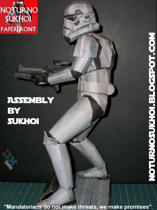 Штурмовик (Звездные войны) paper model