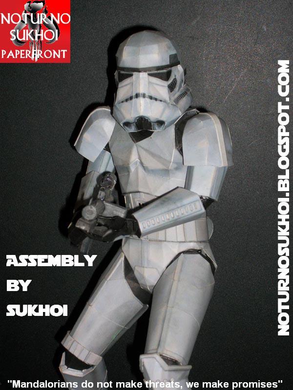Штурмовик (Звездные войны) paper model