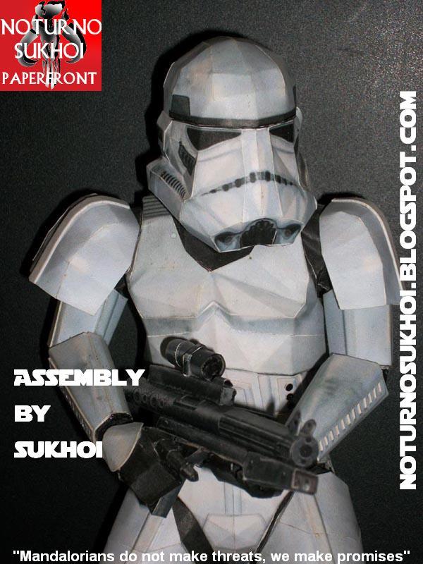 Штурмовик (Звездные войны) paper model