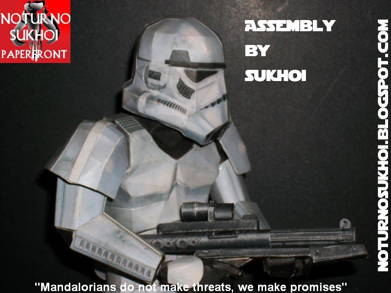 Штурмовик (Звездные войны) paper model
