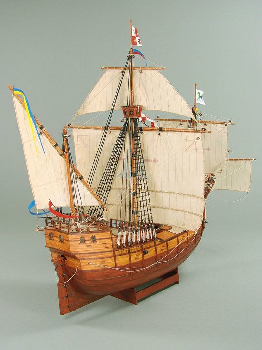 Shipyard - 36 - Каракка Санта-Мария и каравелла Нинья (1492) magazine