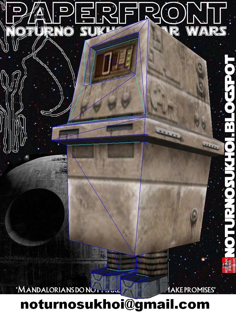 Дроид питания GNK (Звездные войны) paper model