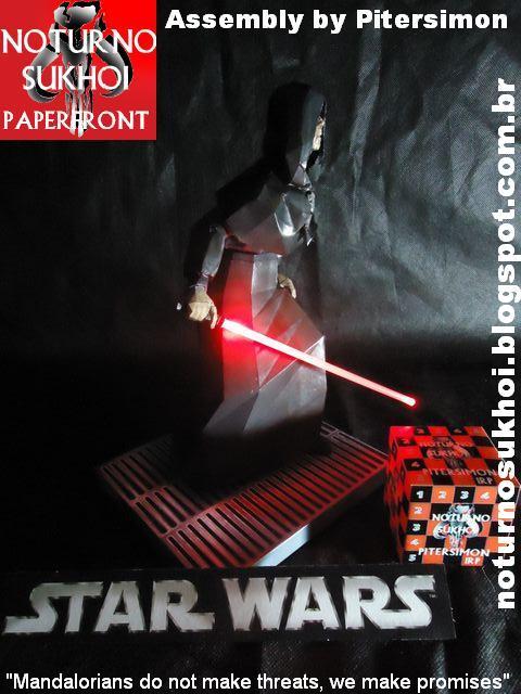 Император Палпатин (Звездные войны) paper model