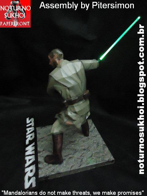 Джедай Оби-Ван Кеноби (Звездные войны) paper model