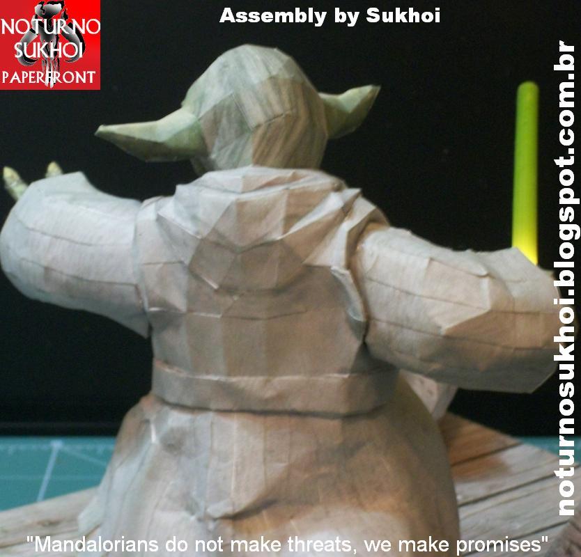 Мастер Йода (Звездные войны) paper model