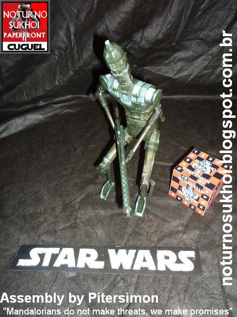 Дроид-убийца IG-88 (Звездные войны) paper model