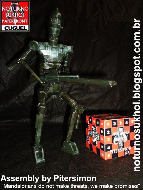 Дроид-убийца IG-88 (Звездные войны) paper model