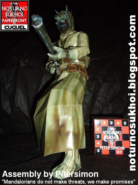 Таскенский рейдер (Звездные войны) paper model