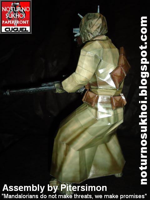 Таскенский рейдер (Звездные войны) paper model