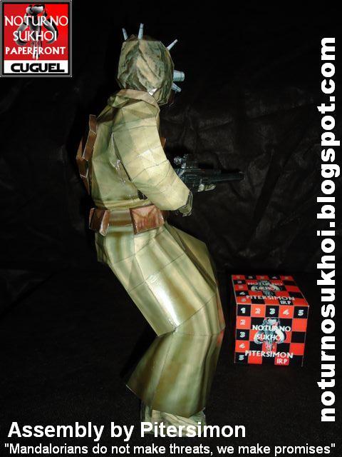 Таскенский рейдер (Звездные войны) paper model