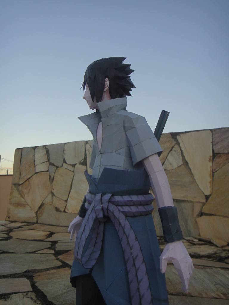 Саске Учиха (Наруто) paper model