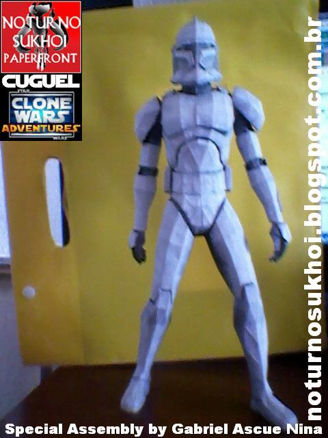 Солдат-клон (Звездные войны) paper model