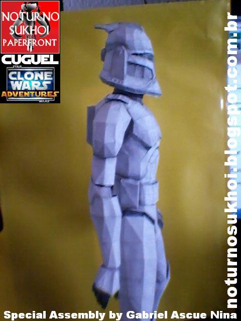 Солдат-клон (Звездные войны) paper model