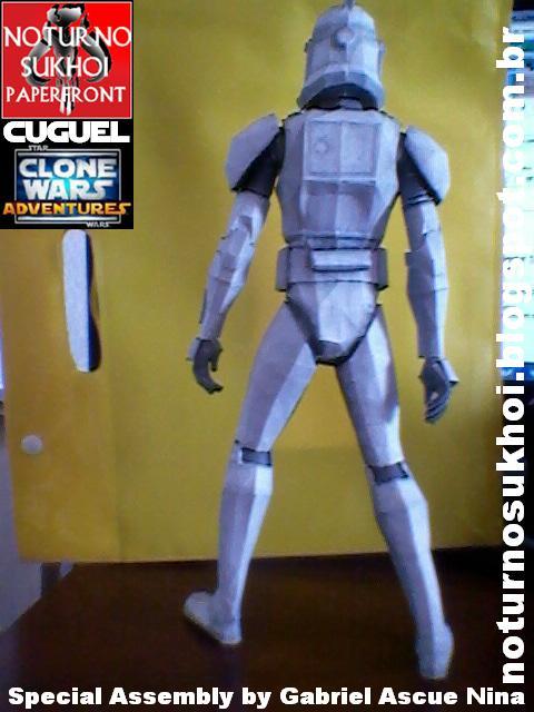 Солдат-клон (Звездные войны) paper model