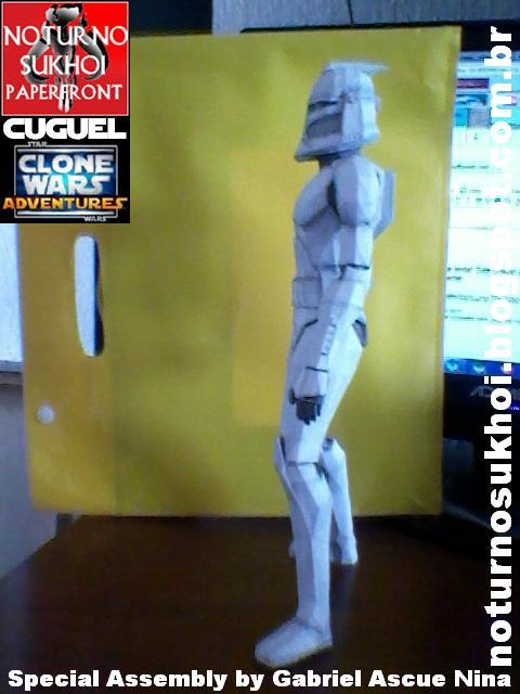 Солдат-клон (Звездные войны) paper model