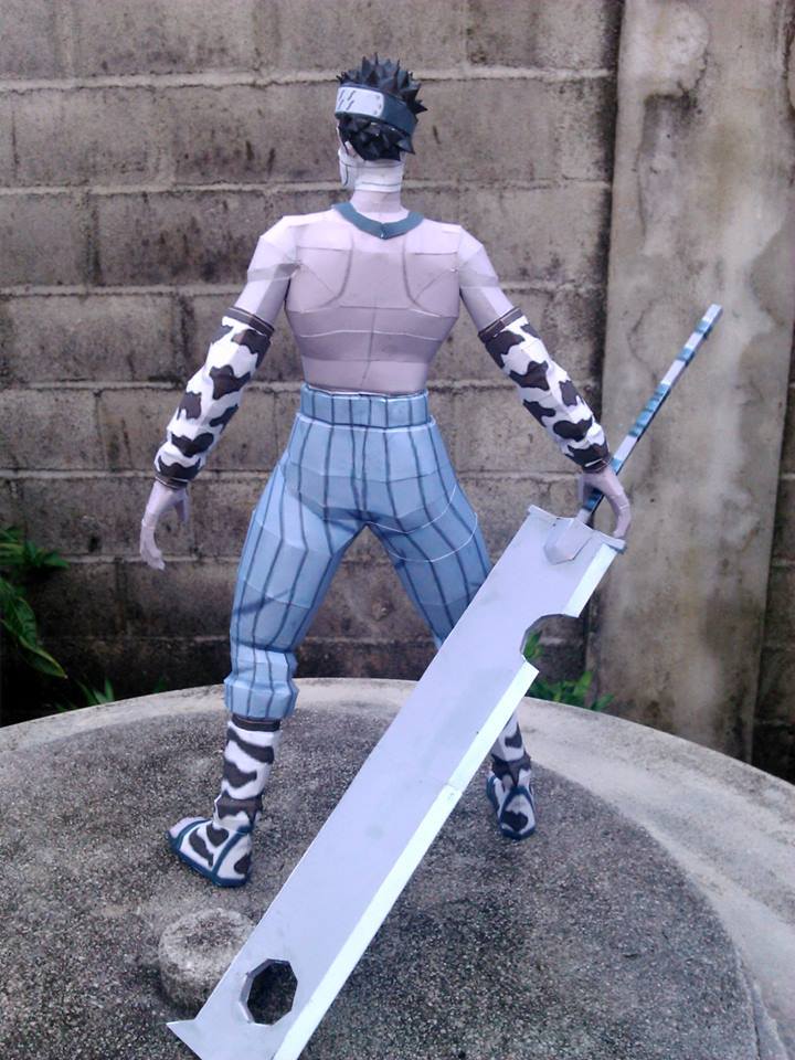 Забуза Момочи (Наруто) paper model