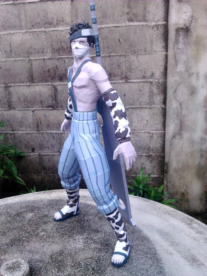 Забуза Момочи (Наруто) paper model
