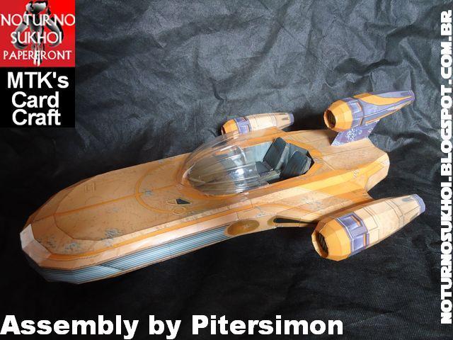 Лендспидер X-34 (Звездные войны) paper model