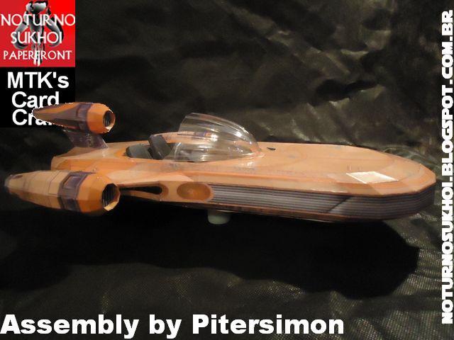 Лендспидер X-34 (Звездные войны) paper model