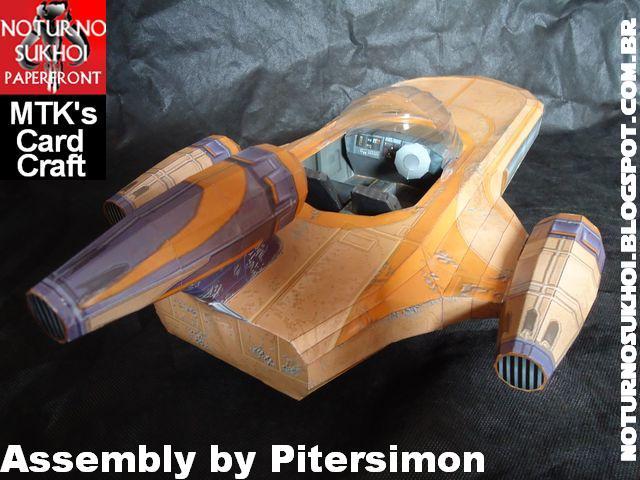 Лендспидер X-34 (Звездные войны) paper model