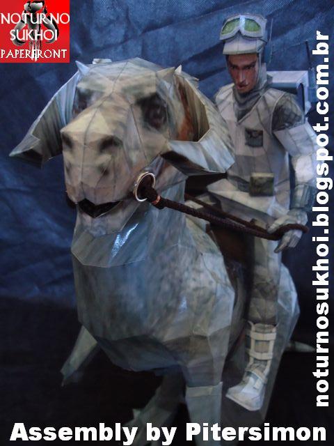Таунтаун (Звездные войны) paper model