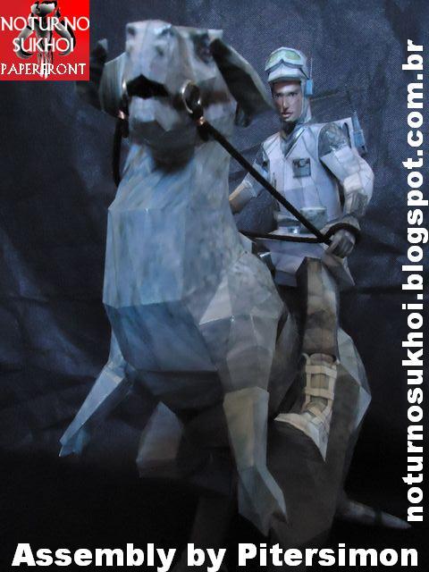 Таунтаун (Звездные войны) paper model