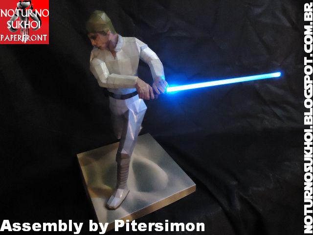 Люк Скайуокер (Звездные войны) paper model