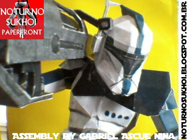 Элитный республиканский коммандос (Звездные войны) paper model