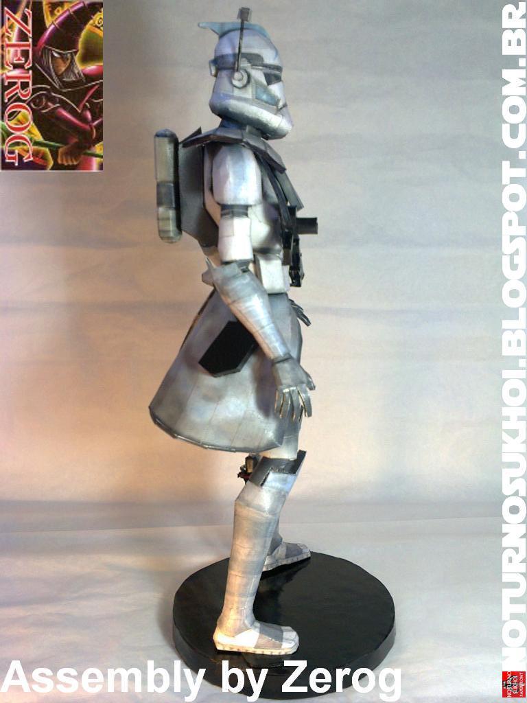ЭРК-5555 Пятерня (Звездные войны) paper model