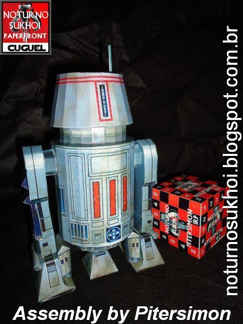 Астромеханический дроид серии R5 (Звездные войны) paper model