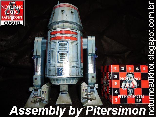 Астромеханический дроид серии R5 (Звездные войны) paper model