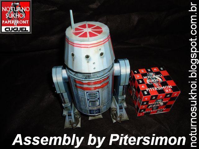 Астромеханический дроид серии R5 (Звездные войны) paper model