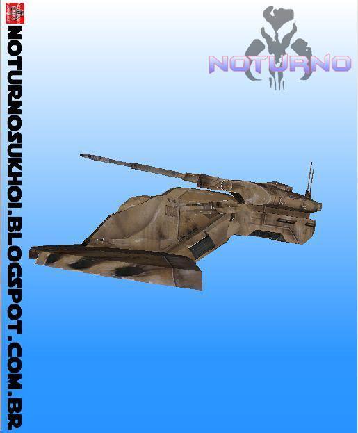 Бронированный штурмовой танк (Звездные войны) paper model
