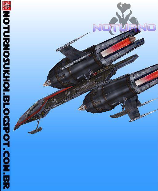 Космический корабль Raven s Claw (Звездные войны) paper model