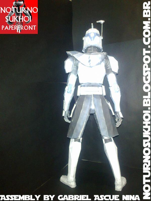 Капитан КТ-7567 Рекс (Звездные войны) paper model