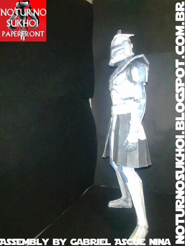 Капитан КТ-7567 Рекс (Звездные войны) paper model