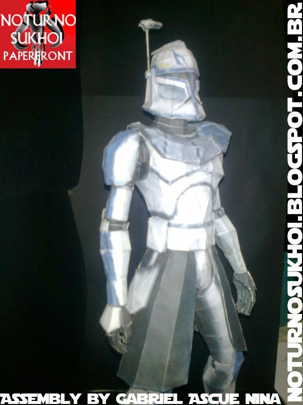 Капитан КТ-7567 Рекс (Звездные войны) paper model