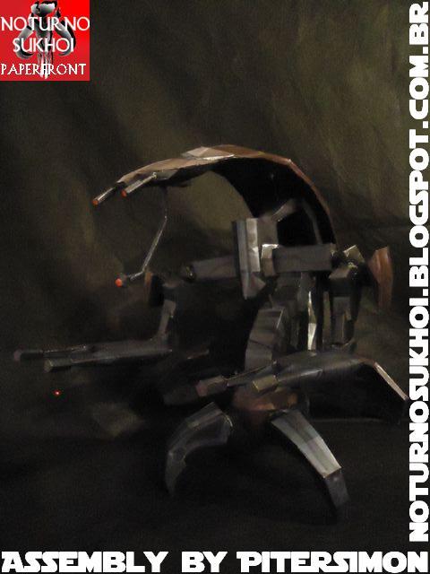 Дройдека (Звездные войны) paper model