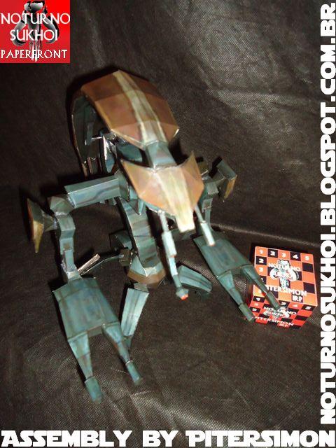 Дройдека (Звездные войны) paper model
