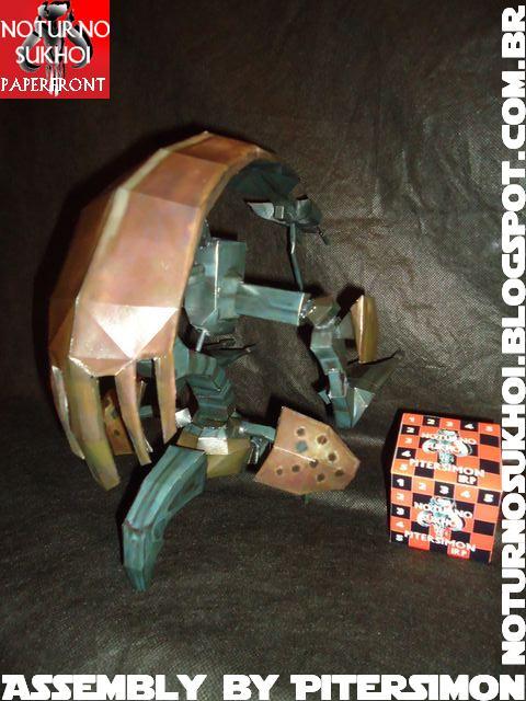 Дройдека (Звездные войны) paper model