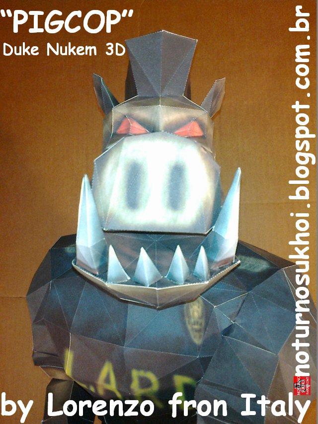 Свинокоп (Duke Nukem 3D) paper model